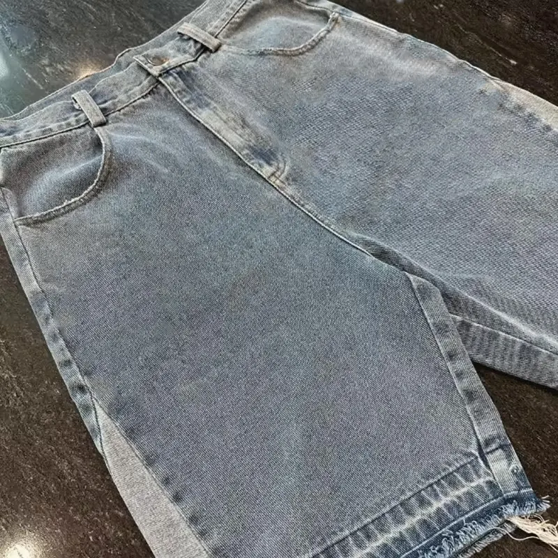 سراويل جينز قصيرة رجالية مضادة للرياح قابلة للتنفس قماش قطن 100% سراويل قصيرة للرجال