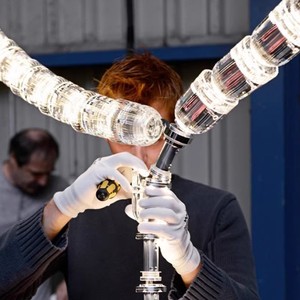 Lámpara de araña de lujo de personalización grande al por mayor para vestíbulo de Hotel escalera larga Villa diseñador nórdico lámpara de araña creativa - Product Image 1