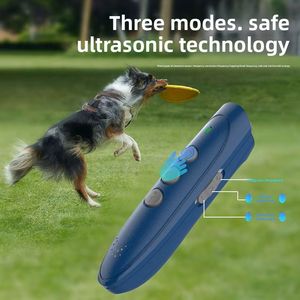 Dispositif <span class=keywords><strong>anti</strong></span>-aboiement et <span class=keywords><strong>anti</strong></span>-morsure portable rechargeable à ultrasons pour <span class=keywords><strong>chien</strong></span>, entraînement sonore, ABS, haute puissance, pour extérieur - Product Image 3