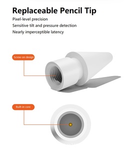 Thay thế ngòi lời khuyên cho táo bút chì 1st & 2nd cho Logitech Crayon styli bút làm bằng kim loại và nhựa - Product Image 4