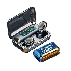 Auriculares Inalámbricos Bluetooth CJX845 Personalizables F9, Auriculares Bluetooth con Pantalla Digital Impermeables IPX6, Auriculares Deportivos Estéreo 9D - Product Image 1