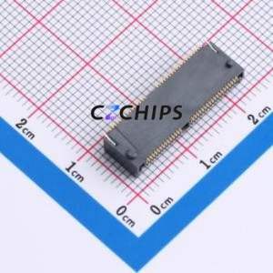 HYCW26G-05NGFF-420B Hard Drive Connector (SAS/SATA/M.2) SMD Connector M.2-G Key Female 67P Horizontal Mount - Product Image 2