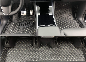 ทุกสภาพอากาศพรมปูพื้นรถสำหรับ Tesla รุ่น Y 2022 Fussmatten กันน้ำ3D แผ่น<span class=keywords><strong>รอง</strong></span>เท้า<span class=keywords><strong>รถ</strong></span>ถาดลำต้นพรมซับการบูตสินค้า - Product Image 2