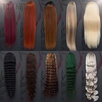 Proveedor de Pelucas de Cabello Vietnamita Natural, Pelucas de Cabello Humano con Frente de Encaje Transparente HD, Color Marrón Ombre, Lisas, Sin Pegamento, para Mujeres Negras