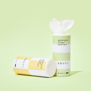 Paquete de Seis Toallitas Faciales Delgadas de Marca Coreana, Toallitas de Limpieza Compactas para Uso Diario en Casa, Oficina y Auto - Product Image 1