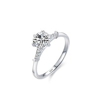 Bague en argent sterling 925 avec zircone cubique, élégante et haut de gamme, classique, pour mariage, pour femme, vente en gros