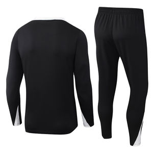Chaqueta de Entrenamiento de Fútbol de Alta Calidad, Modelo 2526 <span class=keywords><strong>Chelsea</strong></span> Negra, Transpirable, 100% Poliéster - Product Image 2