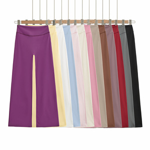 Pantalones de Yoga de Cintura Alta y Corte Acampanado para <span class=keywords><strong>Mujer</strong></span>, Sin Costuras, Elásticos en Cuatro Direcciones, Transpirables, que Absorben el Sudor, Ligeros, para Deportes y Entrenamiento - Product Image 1