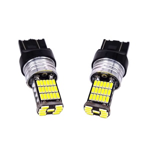 Bombillas LED <span class=keywords><strong>Dembele</strong></span> T20 DRL para Luz de Reversa, T20 7443 45SMD 4014, Canbus Sin Error, Luz de Freno para Automóvil, Venta al Por Mayor - Product Image 1