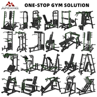 APEXHQ – Ensemble complet d'équipements de musculation de haute qualité pour la musculation des pectoraux, des épaules, des jambes (extension et flexion)