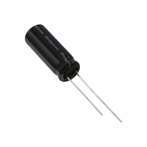 ตัวเก็บประจุแบบ Through Hole ยี่ห้อ Manufacturer Channel รุ่น 560 uF CAP ALUM 560UF 20% 50V RADIAL TH 50ZLJ560M10X25 - Product Image 1