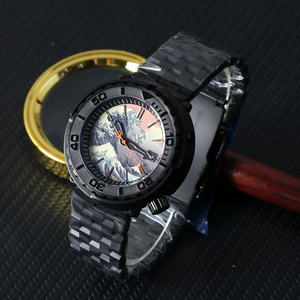 นาฬิกาทูน่า NH35ผู้ชายทำจากเหล็ก904l เรืองแสงอัตโนมัติกันน้ำได้สีเงินนาฬิกาแซฟไฟร์คริสตัลแบบไม่มีโลโก้ - Product Image 5