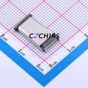 TYPE-C-31-G-08 USB Connector SMD Connector ( Connector Type: Type-C )( Gender: Male )( Mounting Type: Sink Board ) - Product Image 2