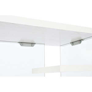 ESCRITORIO con MDF y VIDRIO TEMPLADO 120X50X76 BLANCO - Product Image 3