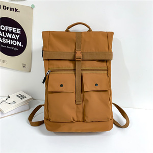 Sac à dos d'affaires pour ordinateur portable avec compartiment étanche, chargement USB, logo personnalisé, simple, M - Product Image 1