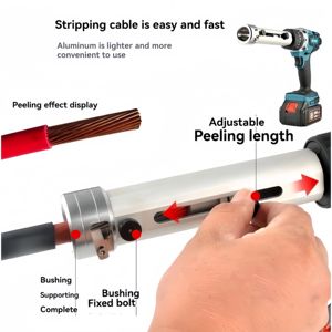 Перезаряжаемая электрическая машинка для чистки проводов, 18 В, SW-1018 оборудования для производства небольших кабелей - Product Image 3