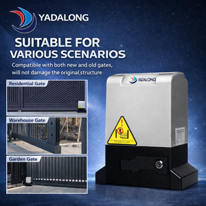 Kit d'ouverture de portail coulissant intelligent WiFi DC24V 800kg avec télécommandes et capteur de sécurité pour portail résidentiel - Product Image 5