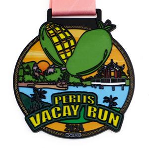 ระบบเหรียญรางวัลแบบกำหนดเองพร้อมริบบิ้นที่ถอดออกได้สำหรับสโมสรกีฬาหลายประเภทและชุดการแข่งขันประจำปี - Product Image 1