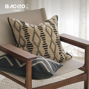 Thiết kế <span class=keywords><strong>Polyester</strong></span> chần sợi vòng thêu sofa Cushion Cover nội thất ném gối trường hợp phòng khách trang trí nội thất khách sạn Nguồn cung cấp - Product Image 4