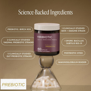 Probiotiques féminins TRIBIOTIC 60 capsules 50 milliards d'UFC quotidiens pour l'intestin, l'immunité, le prébiotique vaginal, complément <span class=keywords><strong>alimentaire</strong></span> - Product Image 5