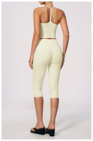 Yoga Gym deux pièces ensembles d'entraînement pour femmes débardeur correspondant taille haute butin levage Legging Shorts Gym Yoga vêtements actifs tenues