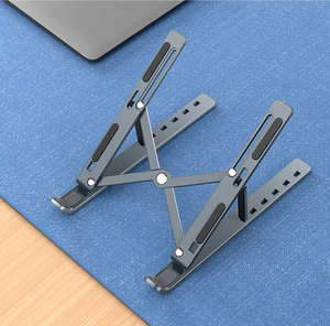 ความสูงปรับอลูมิเนียมพับขาตั้งแล็ปท็อปยืนโฮมออฟฟิศนักเรียนคอมพิวเตอร์แล็ปท็อปสําหรับ Lap - Product Image 6