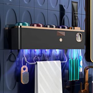 2025 Uprgraded Deep UV Desinfectantes automáticos <span class=keywords><strong>para</strong></span> cepillos de dientes con dispensador automático de pasta de dientes de plástico multifuncional - Product Image 1