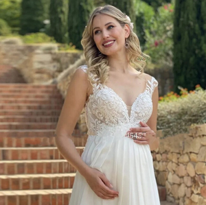NDB10368 Nuovi Abiti da Sera e da Cerimonia in Poliestere per Donna, Primavera-Estate, Stile Europeo e Americano, Scollo a V Profondo, Schiena Scoperta, Semplice e Sensuale - Product Image 6