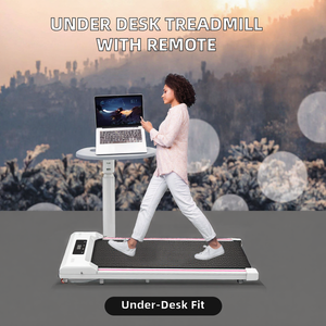 Foldable Under Desk Walking Pad Electric <b>Treadmill</b> with Remote Control LED Screen Portable <b>Home</b> Office Fitness Machine - Product Image 2