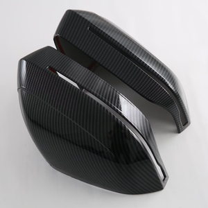 Coque de rétroviseur noir brillant pour Série 5 X3, couleur carbone, coque de rétroviseur latéral pour - Product Image 6