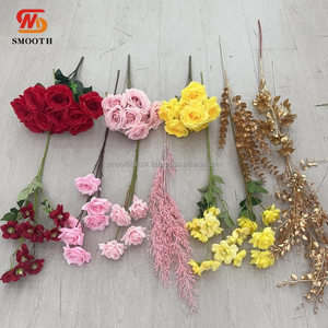 Guirnalda de Rosas Artificiales de Seda Suave, 1.8-2.4m, Tamaño Personalizable, Fondo para Arco de Boda, Decoración - Product Image 2