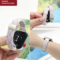 Bracelet en nylon tressé avec boucle magnétique pour montre connectée Fit 3/4/4Pro, libération rapide, respirant, bracelet sport