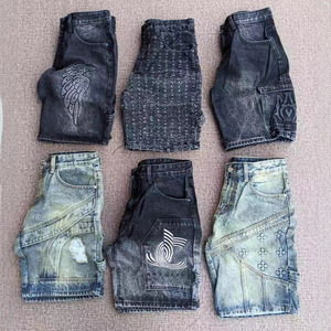 2026 Trending Breathable Camouflage Ripped Frayed Hem Cargo Denim Shorts Casual Summer Men's Half Pants Streetwear Outdoor Wear - Product Image 2
