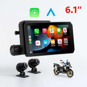 Cho BMW Xe máy <span class=keywords><strong>GPS</strong></span> Hệ thống định vị với không dây Carplay Android Auto 6.1 "navigationwith kép Bluetooth waterproofip68 - Product Image 1