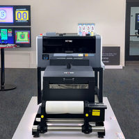 Imprimante DTF Heyme A3 avec 2 têtes I3200, machine d'impression numérique automatique pour t-shirts, chaussures et casquettes, nouvelle machine pour petites entreprises A4/A2/A1