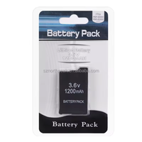 Batterie lithium-ion rechargeable Zetoc 3.6 1200mAh 2400mAh 3600mAh pour console de jeu PSP 2000 3000