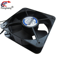 Ventilateur de refroidissement industriel 50CFM 200X200X60mm 20060 AC 220V AC Double roulement à billes double Boîtier Ventilateur axial industriel