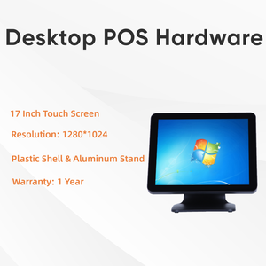 Bán buôn giá thấp 17 inch màn hình cảm ứng tiền mặt đăng ký Máy thanh toán Màn hình kép POS Máy phần cứng cho nhà hàng - Product Image 2