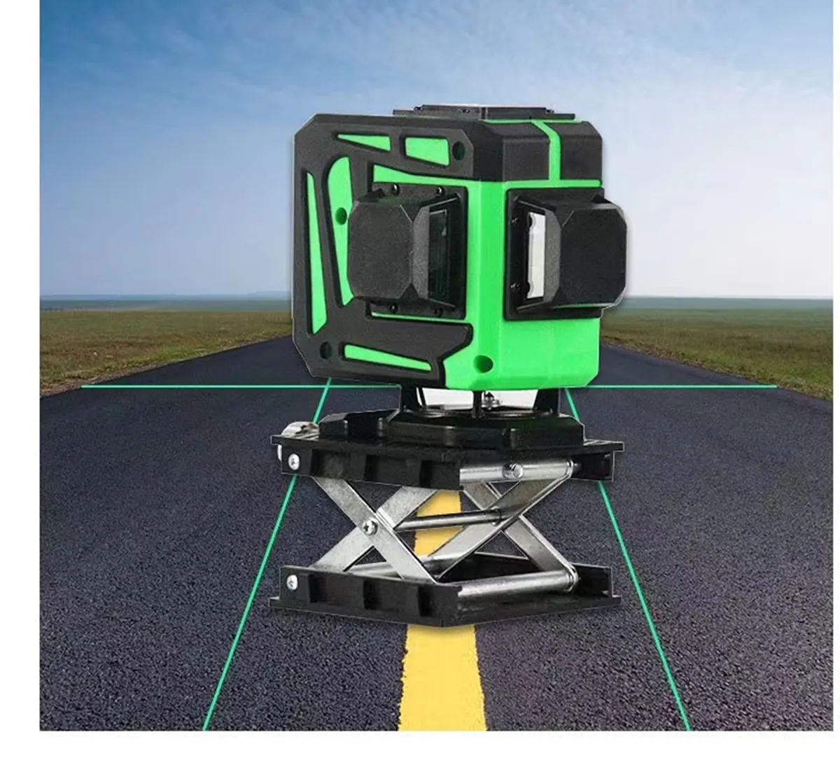 Best Selling Automatic Leveling System Design High Precision 4d 16 Line Laser Level With Green Beam