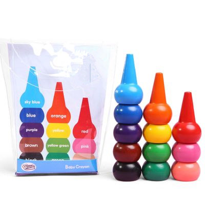 Детский и студенческий яркий карандаш для творчества, рисования, цветной восковой карандаш, карандаш для пальцев