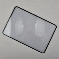 Marque-page loupe ultra-fin en PVC 120*180, feuille transparente de lecture pleine page