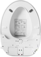 Modèle multifonctionnel européen L-MSC403-L avec sèche-linge télécommandé, siège de toilette rond bidet, siège de toilette électrique intelligent