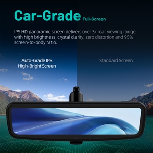 Espejo Retrovisor para Automóvil de Fábrica, Espejo Redondo de Alta Definición, Espejo de Punto Ciego Ajustable de 360 Grados, Espejo con Pantalla de Monitor Android - Product Image 4