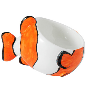 Bol surélevé moderne en céramique peint à la main pour aliments et eau pour chat, protège la colonne cervicale, fournitures pour animaux <span class=keywords><strong>de</strong></span> compagnie - Product Image 3