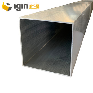 Tubo Cuadrado de Aluminio para Muro Cortina Yijing, 120 mm de Ancho, Aleación 6063, para la Industria de la Construcción y Decoración - Product Image 1