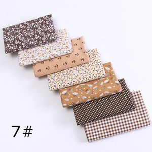 <span class=keywords><strong>Tela</strong></span> de Algodón Estampada Floral de Estilos Mixtos, Hecha a Mano, 7 Piezas, Multicolor, Venta al Por Mayor - Product Image 5