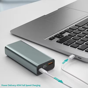 Banco de Energía con Pantalla Digital, Delgado, Metálico, Portátil, Carga Rápida, <span class=keywords><strong>Batería</strong></span> <span class=keywords><strong>Externa</strong></span> para MacBook, Laptop, Teléfono, Juegos - Product Image 2