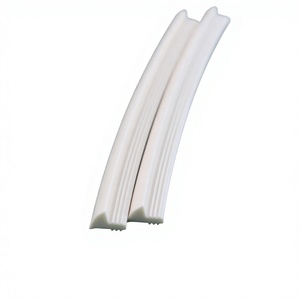 Bande d'étanchéité en caoutchouc silicone <span class=keywords><strong>de</strong></span> qualité alimentaire sur mesure, profil triangulaire <span class=keywords><strong>de</strong></span> précision, pour <span class=keywords><strong>joint</strong></span> <span class=keywords><strong>de</strong></span> <span class=keywords><strong>porte</strong></span>/fenêtre/réfrigérateur, extrudée - Product Image 2