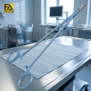 PORTE-AIGUILLES ULTRA MICRO (poignée annulaire) Micro mâchoires, mâchoires revêtues TC Porte-aiguille droit en titane Acier inoxydable - Product Image 2