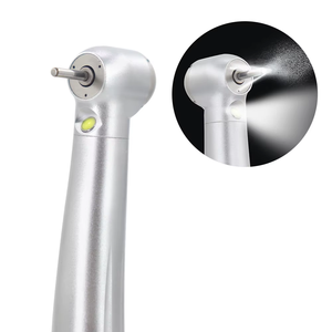 Turbine pneumatique auto-éclairante pour pièces à main <span class=keywords><strong>dentaires</strong></span> LED avec alimentation 4 et 2 trous pour fonctionnement à trois <span class=keywords><strong>jets</strong></span>. - Product Image 1